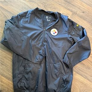 Nike Steelers Black Windbreaker Jacket